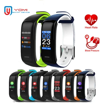 

2018 Smart Wristband Men IP67 Waterproof Heart Rate Monitor Smartband Blood Pressure Smartband Fitness Bracelet For iOS android