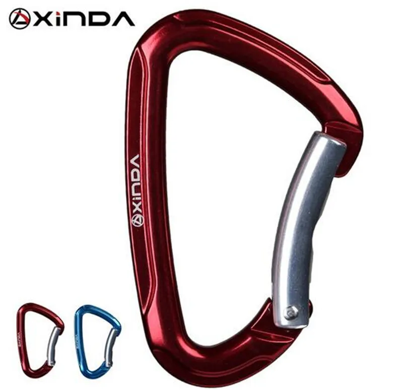 

XINDA Top Quality Professional 24KN Load Tension Rock Climbing Lock Extenders Portable Carabiner Outdoor Sports Supplies