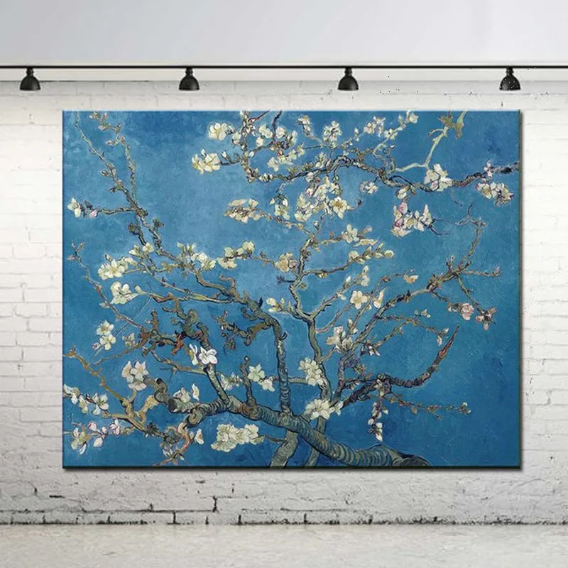 

Blossoming Almond Tree Oil Painting Of Vincent Van Gogh Reproduction Oil Painting On Canvas Wall Art Picture For Home Decoration