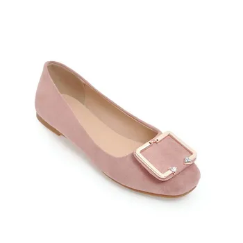 

The spring of 2018 the new big yards 40-43 leisure shallow mouth side buckle shoes of 18120 students