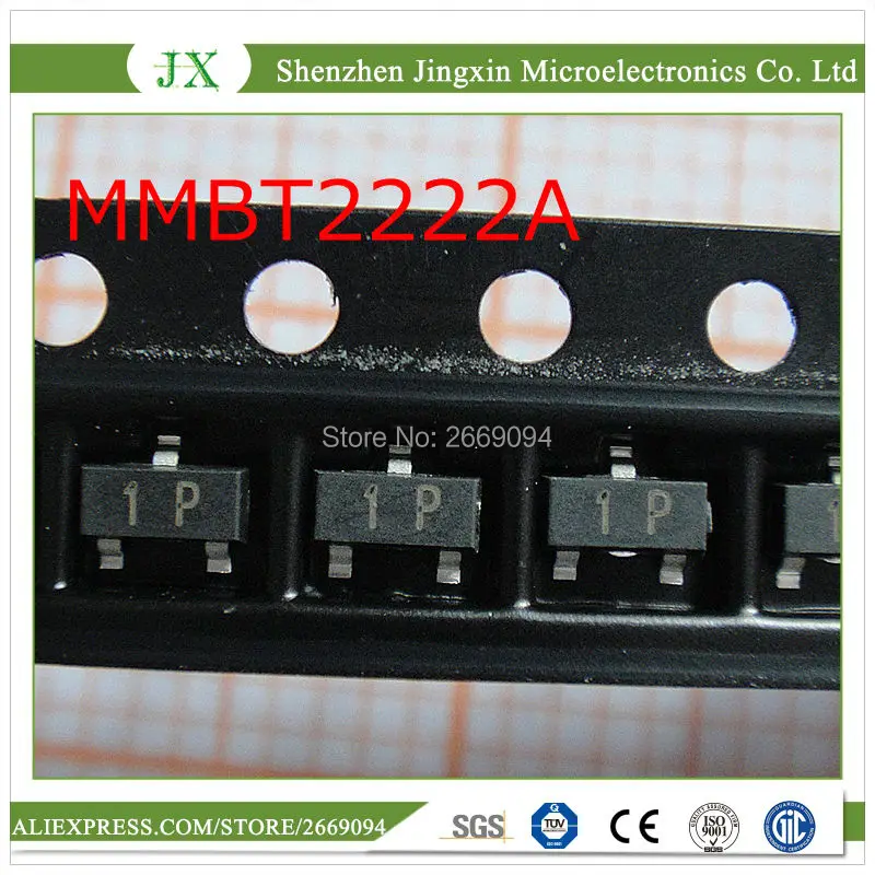 

100PCS MMBT2222A MMBT2222 SOT-23 2N2222 SMD NPN Transistor