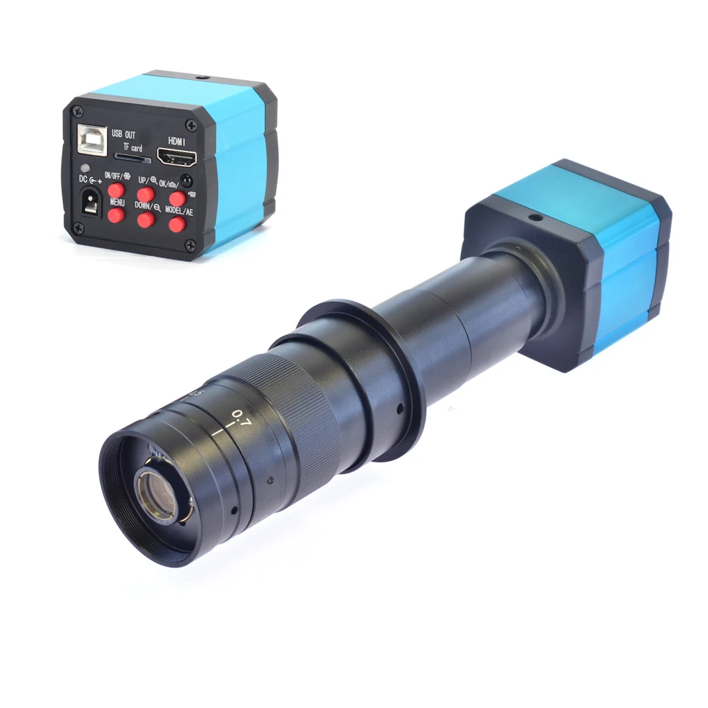 HAYEAR 14MP микроскоп камера комплект HDMI USB 1080P цифровой промышленности Лупа 180X C mount