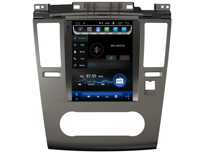 Sale Vertical Screen android 8.1.0 gps navigation for 2008-2011 Nissan TIIDA car multimedia dual zone stereo radio BT4.0 head unit 3