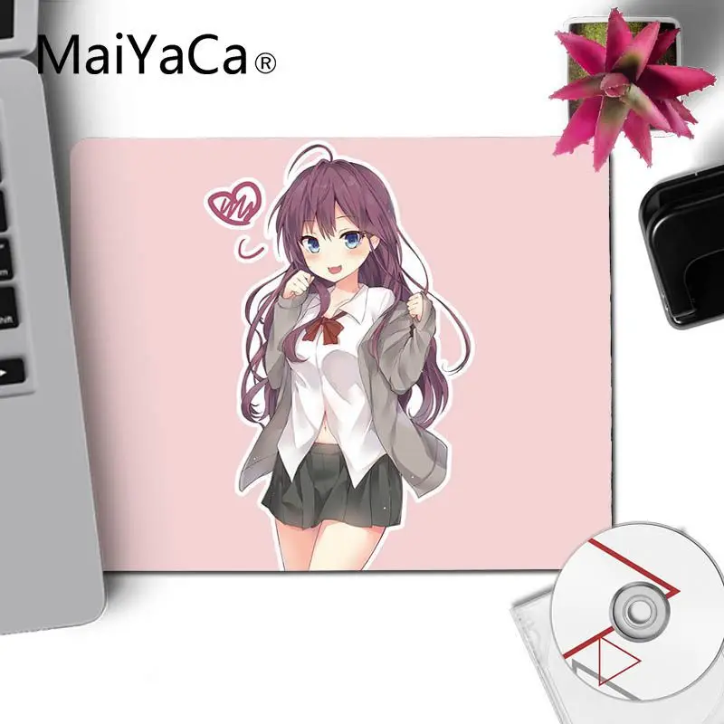 MaiYaCa Высокое качество аниме школьная девушка длинные волосы красивый коврик для мышки в стиле аниме красивый Аниме Коврик для мыши - Цвет: No LockEdge 20x25cm