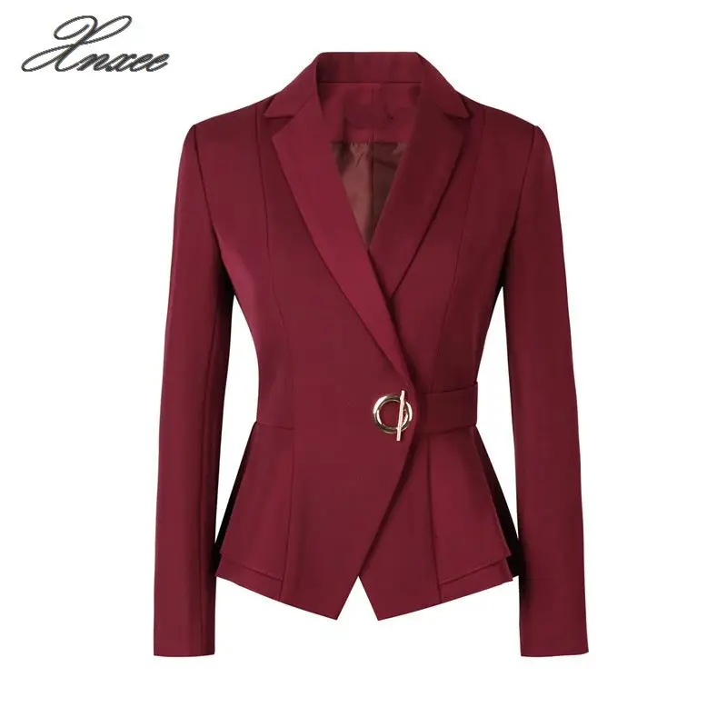 Winter suit for women two pieces set formal long sleeve slim blazer and trousers office ladies plus size work wear