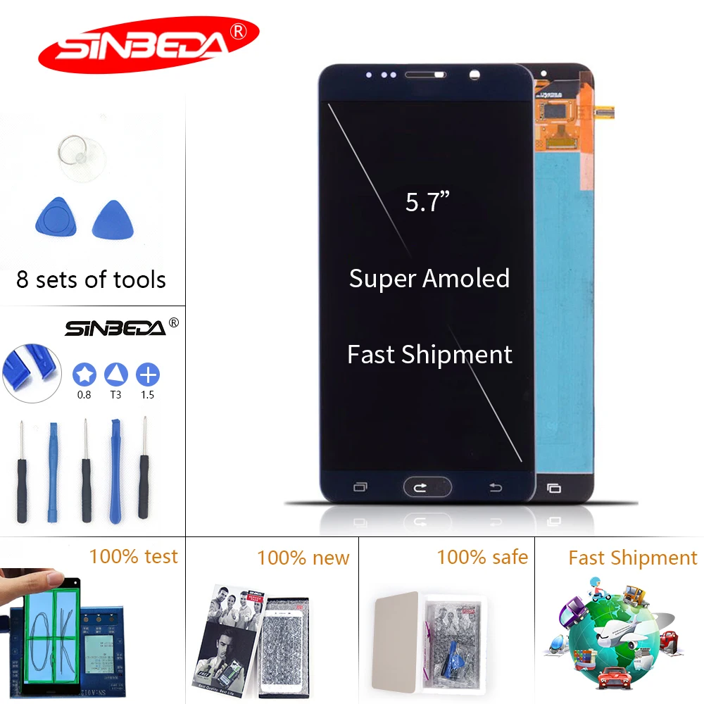 

5.7''Burn Shadow LCD for SAMSUNG Galaxy Note 5 LCD Touch Screen Digitizer for SAMSUNG Note 5 Note5 Display N920A N9200