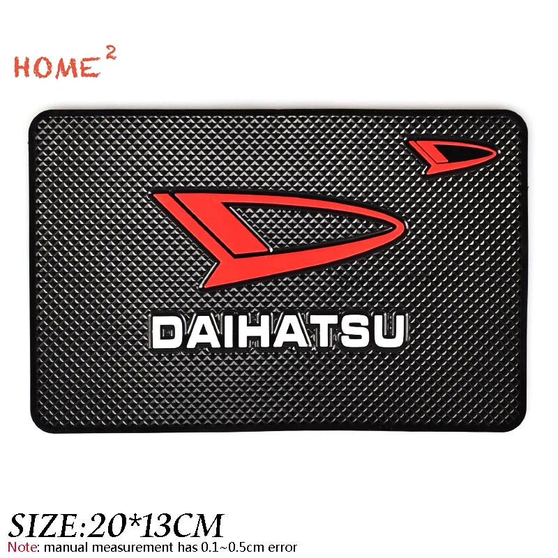 

Car Styling PVC Non-slip Mat Phone Sticky Anti-Slip Pad Sticker for Daihatsu Logo for charade yrv mira rocky pico copen materia