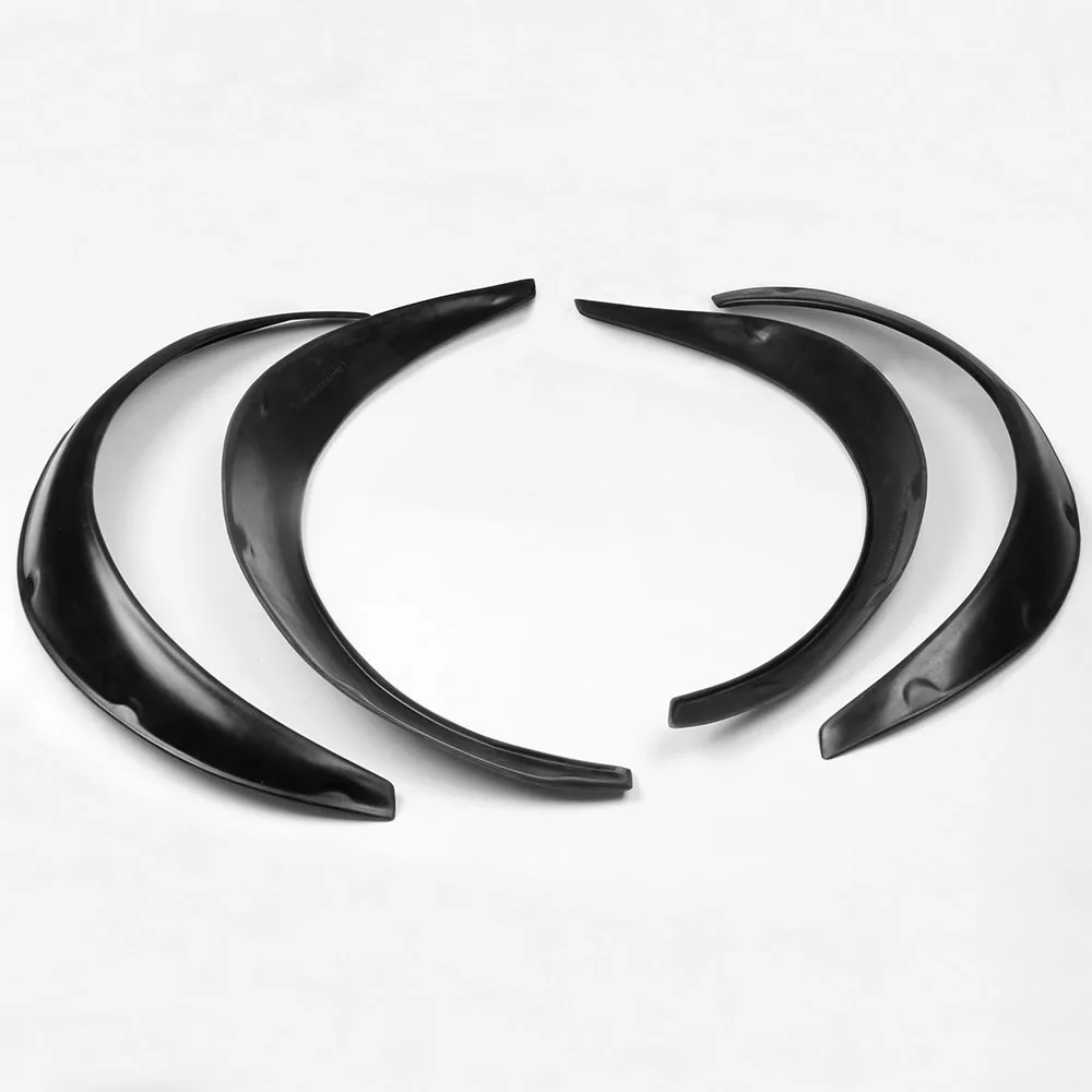 

4 Pcs Car Fender Flares Arch Wheel Eyebrow Protector/mudguards Sticker Universal