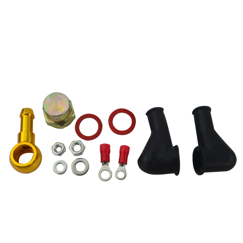 BOMBA DE COMBUSTÍVEL de CORRIDA-044 WLR BANJO MONTAGEM KIT ADAPTADOR de MANGUEIRA UNIÃO 8MM OUTLET CAUDA WLR-FK046-3