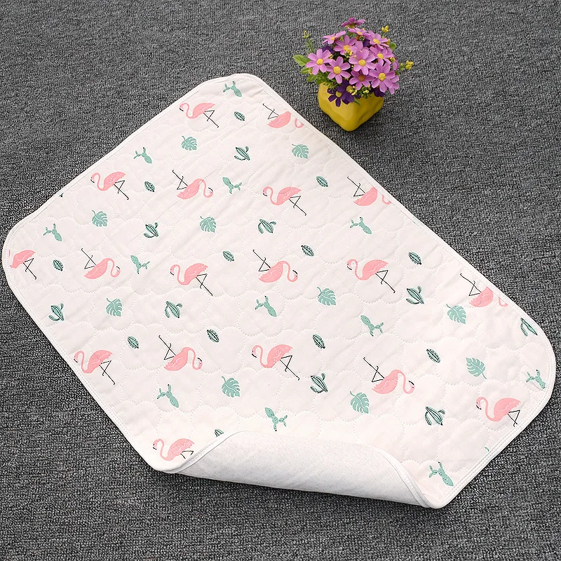 

80*100 baby high density gauze diaper pad waterproof breathable washable cotton neonatal children leak pad
