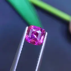 Новый GRA Сертифицированный 1.21ct разогреть розовый оранжевый натуральный Padparadscha сапфировые камни свободные драгоценные камни