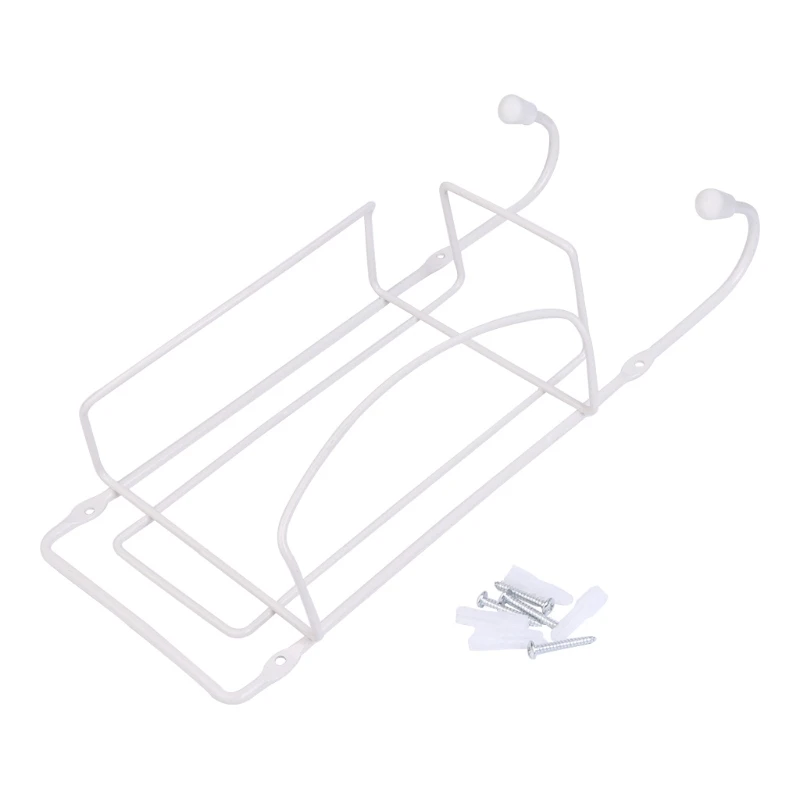 

Iron Holder Rack Wall Mounted Bracket Store Tidy Hanger Space Saver Storage