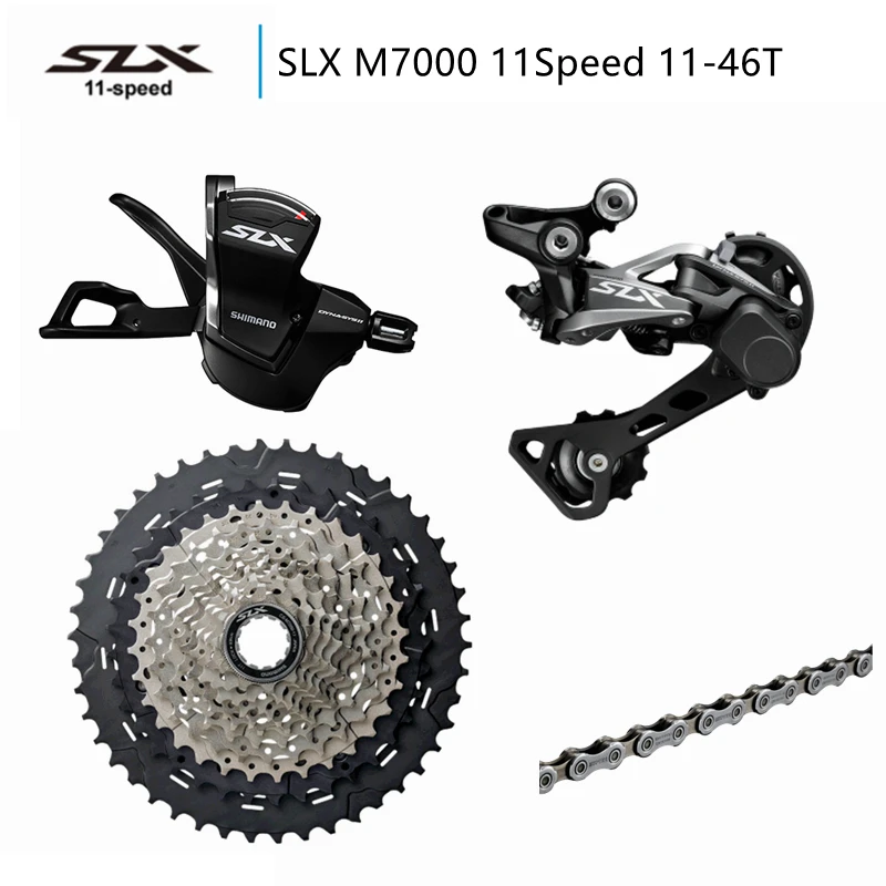 SHIMANO SLX M7000 группа подъездных поездов 11-speed GS Derailleur 1x11 s набор 11-46 T