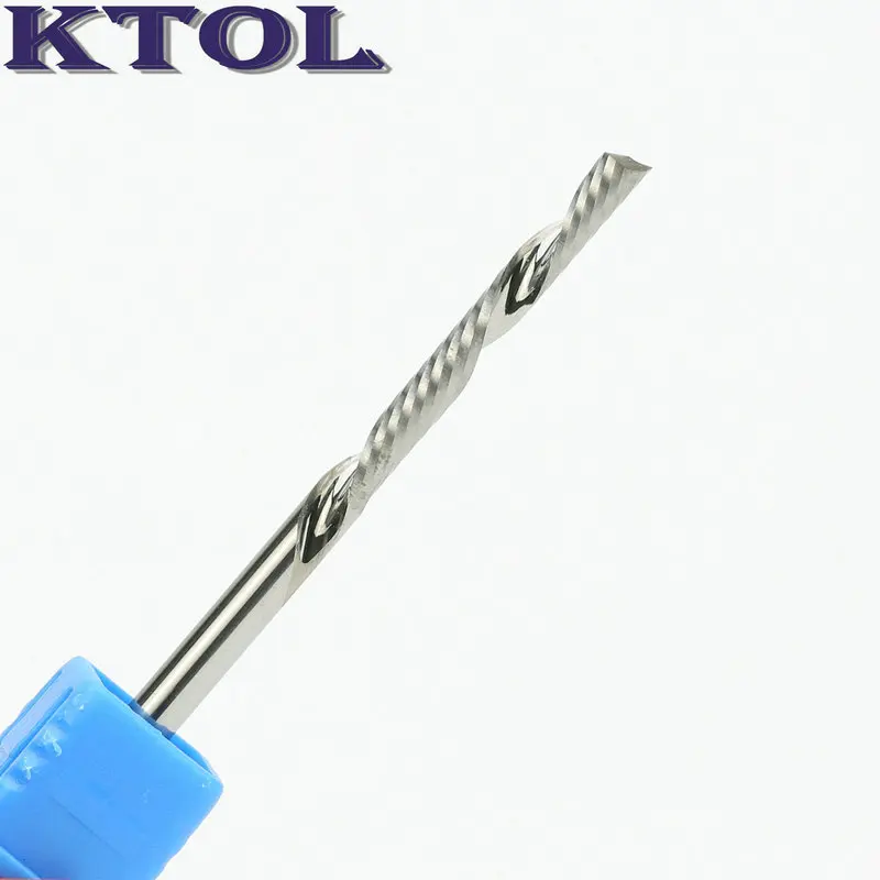 down cutter single flute end milling cutter cnc router tool bit_1