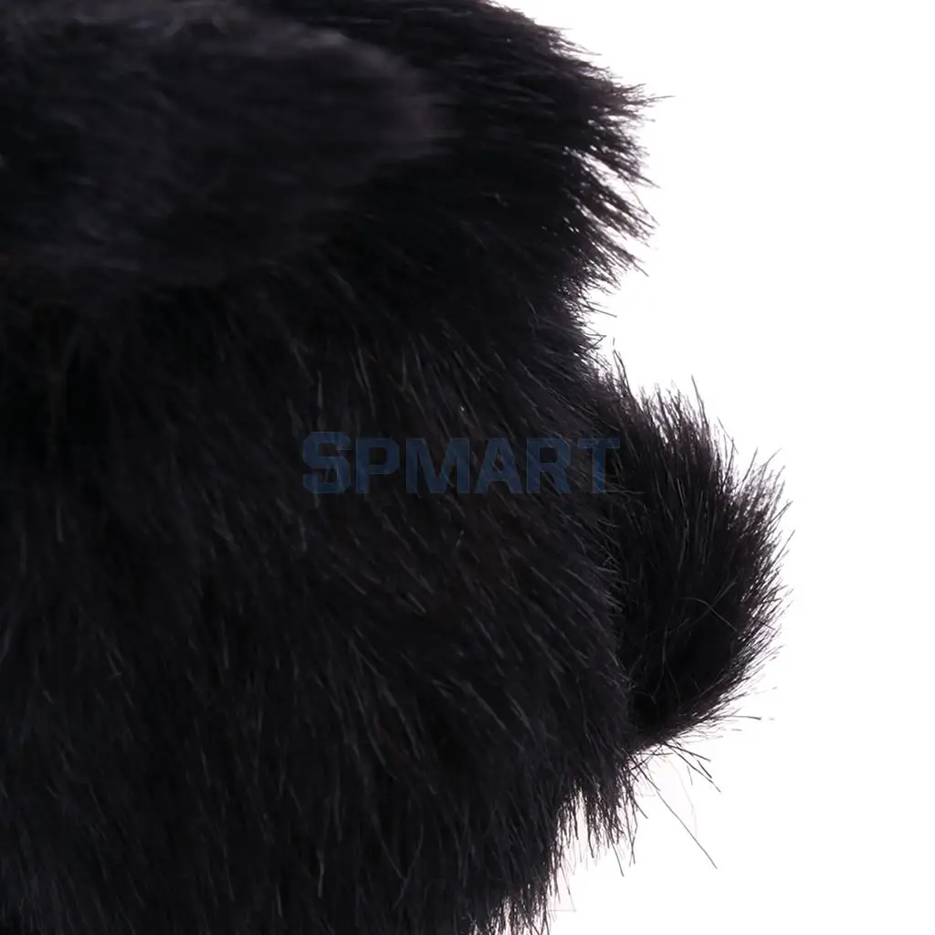 Lifelike Simulation Plush Stuffed Rabbit Hare Bunny Animals Model Figure Plush Figures Soft Toy Home Decoration Black
