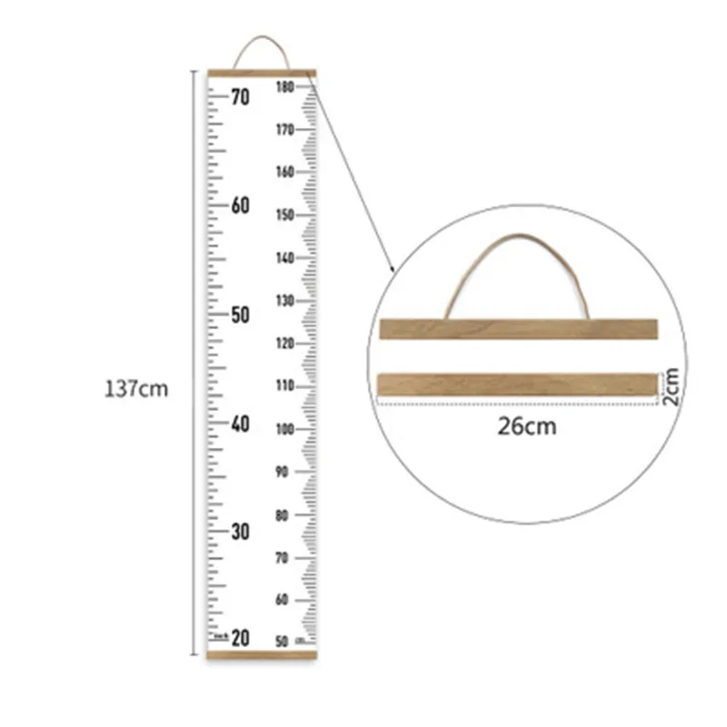 Съемный вешается на стену высота линейка для детской гостиной Дети Декор дома магазина высокий масштаб измерительная линейка Ростомер - Цвет: HR001