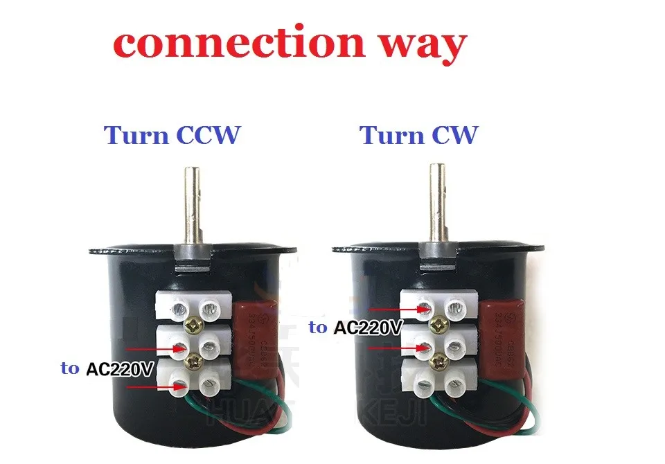 60 KTYZ 220 V AC 14 W 1 RPM(фактическая скорость: 1,2 RPM), малошумный постоянный магнит синхронный мотор-редуктор