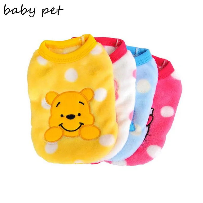 Free shipping dog clothes cheap small cat clothing soft fleece clothes