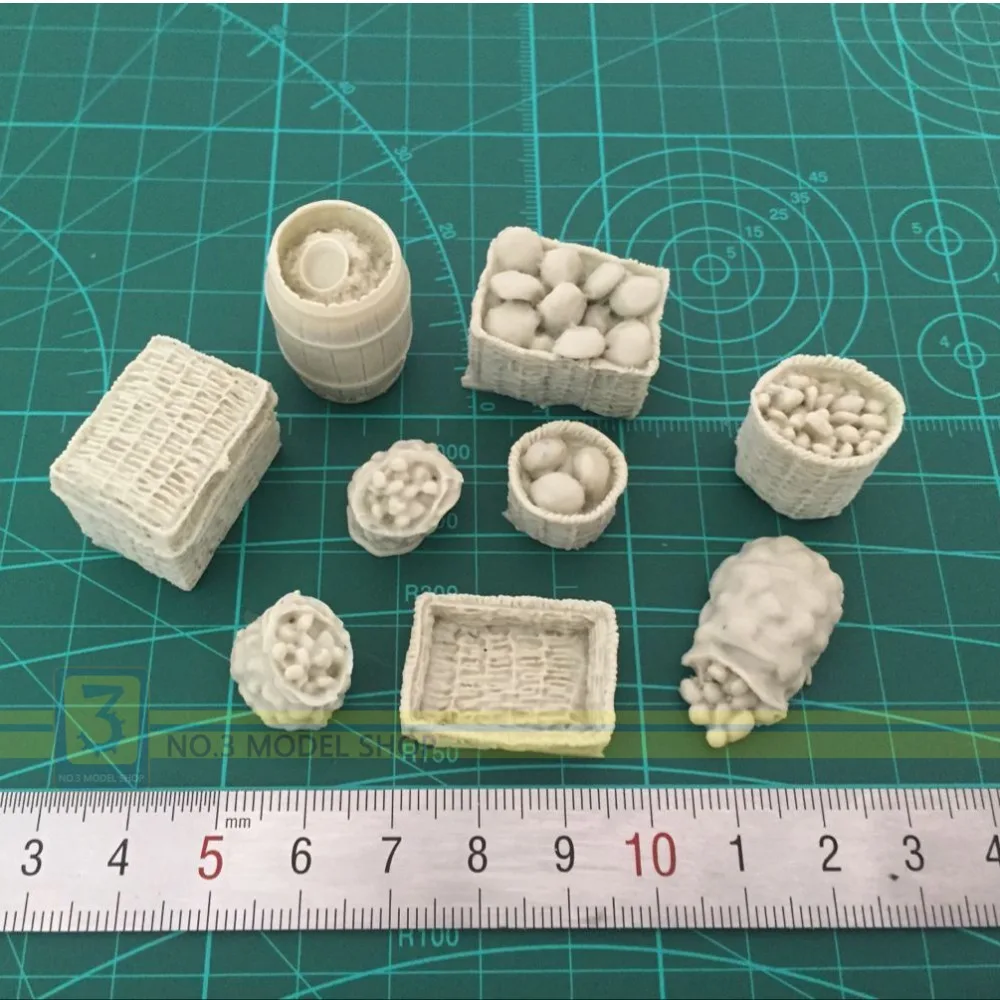

1/35 Resin Models Soldiers Scene Accessories Baskets Food And Bread