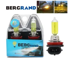 H8 Lampada Alogena Giallo 12 V 35 W 2700 K Auto Lampadina Del Faro Nebbia Luci PGJ19-1 Duro lampadine di Vetro per auto 2 PCS