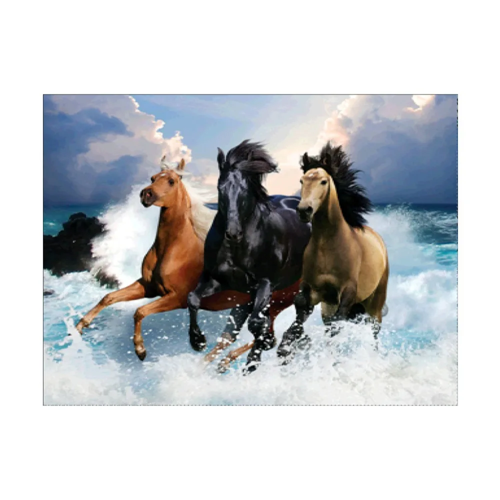 

Omnidirectional / round diamond 5D DIY diamond painting "Ben Ma" embroidery cross stitch mosaic home decoration gift