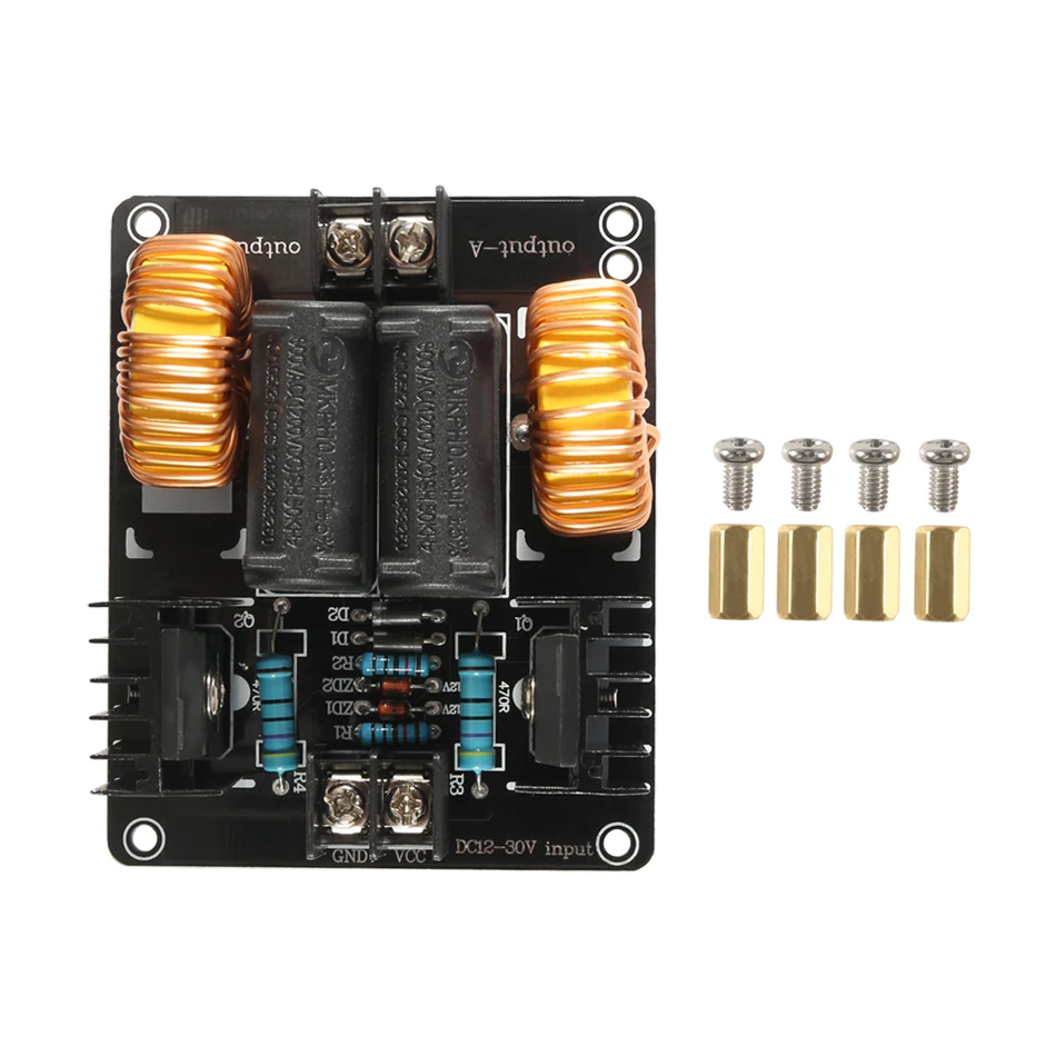 1000W 20A ZVS низкое Напряжение катушка индукционного нагрева модуль Flyback драйвер