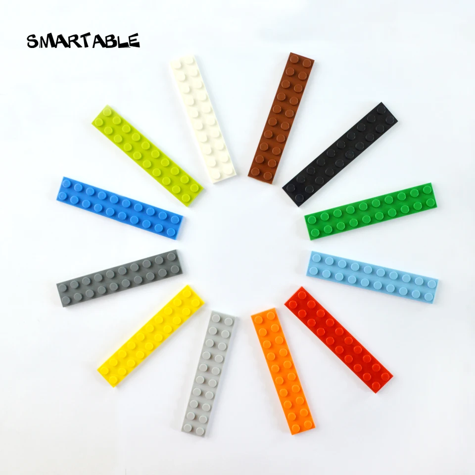 

Smartable Plate 2X10 Building Blocks Parts LOGO DIY Educational Creative Toys Compatible Major Brands 3832 MOC Toys 35pcs/lot