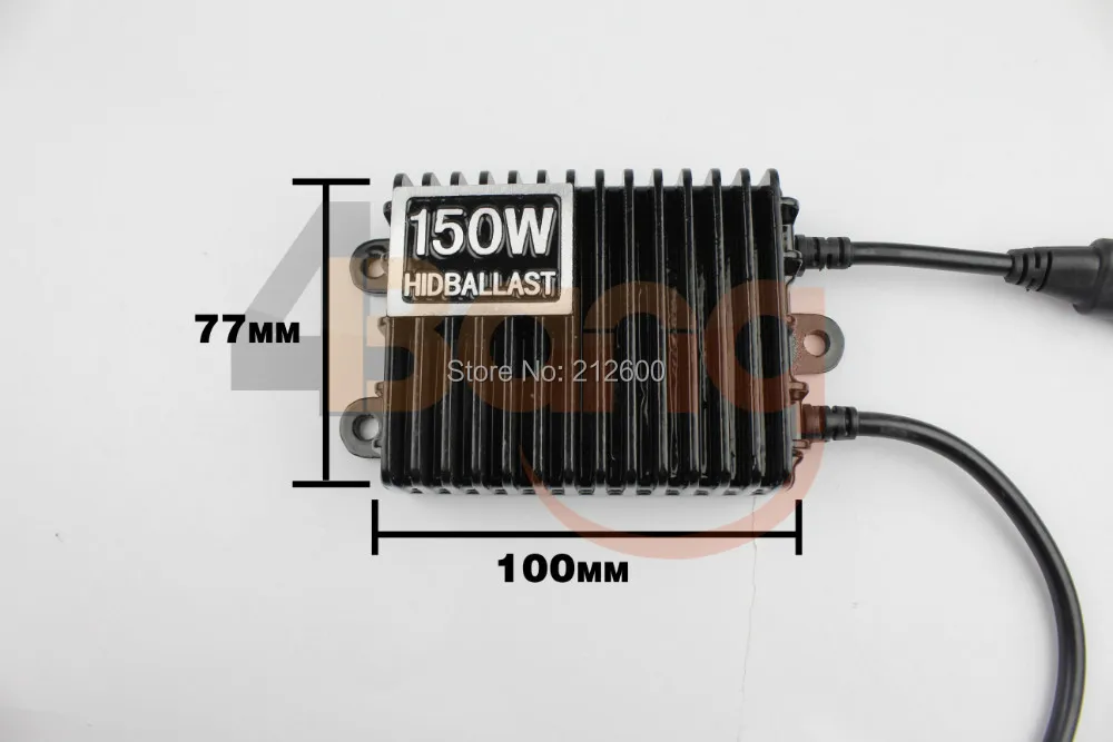 

Waterproof!! 2PCS 12V 150W AC Digital Slim Blocks Electronic Ballast for HID Conversion H1 H3 H4 H7 H11 9005