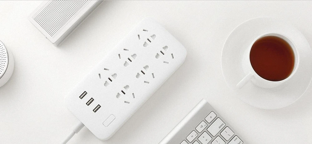 Оригинальный удлинитель питания xiaomi 3USB штепсельная вилка MI 6 стандартный адаптер