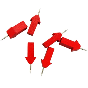 

50 Pcs Wood Thumbtack Thumbtack Nail Cork Pushpin Photo Wall Studs Cork Board Pins Thumbtack Pushpins Painting Tool