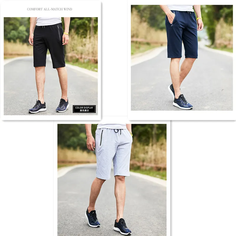 

9XL Summer Men Sweatpants Cotton Zipper Pocket Loose Sport Pants Male Casual Fitness Running Jogging Workout Pant Sportswear