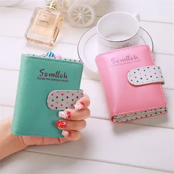 

New 2018 Designer Famous Brand Luxury Women's Wallet Purse Female Small wallet perse Portomonee portfolio lady short carteras