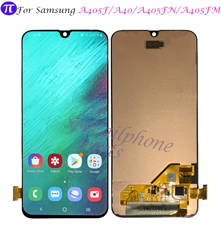 

Super AMOLED 5.9''lcd For Samsung A40 2019 A405FM A40FN A405 LCD Display touch Screen Digitizer Assembly Replacement+tools