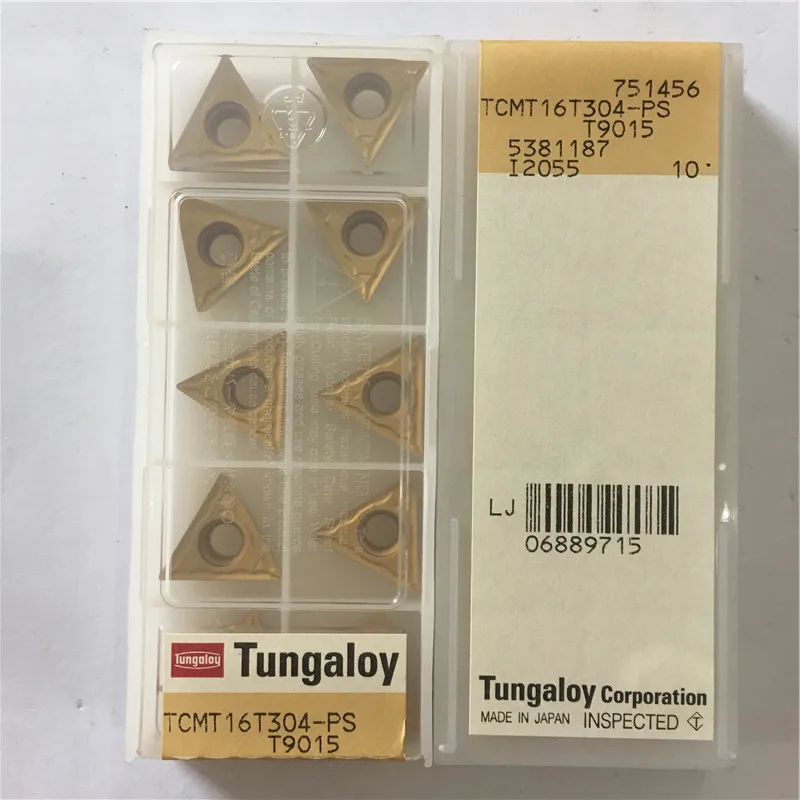 TCMT16T304 PS T9015 original TUNGALOY carbide insert turning tool 10pcs