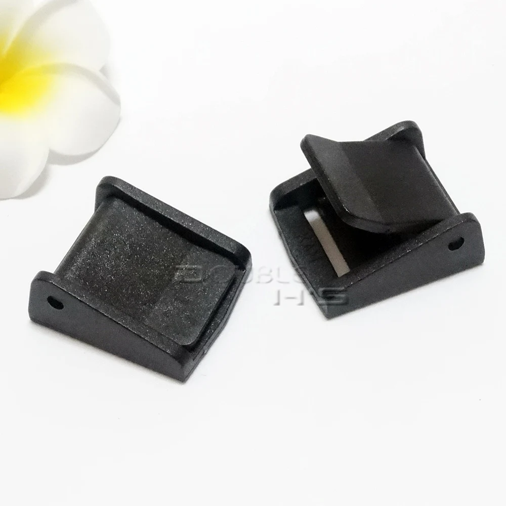 20pcs/lot 3/4" Cam Buckles Plastic Black Toggle Clip Backpack Straps