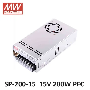 

MEAN WELL SP-200-15 switching power supply 15 volt 200W PFC function 85-264VAC input meanwell power supply 15V DC led driver