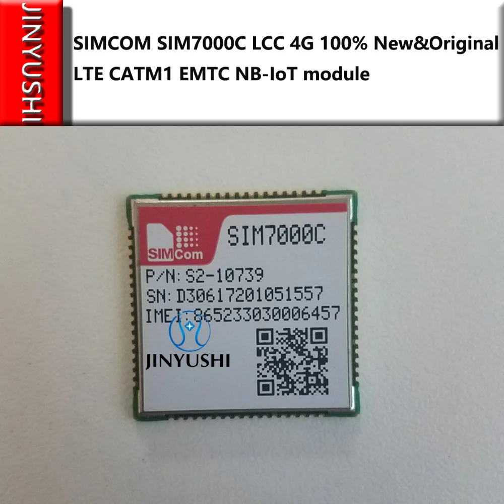 2 шт./лот SIMCOM SIM7000C LCC 4G 100% новый и оригинальный LTE CATM1 EMTC NB-IoT модуль в наличии БЕСПЛАТНАЯ ДОСТАВКА