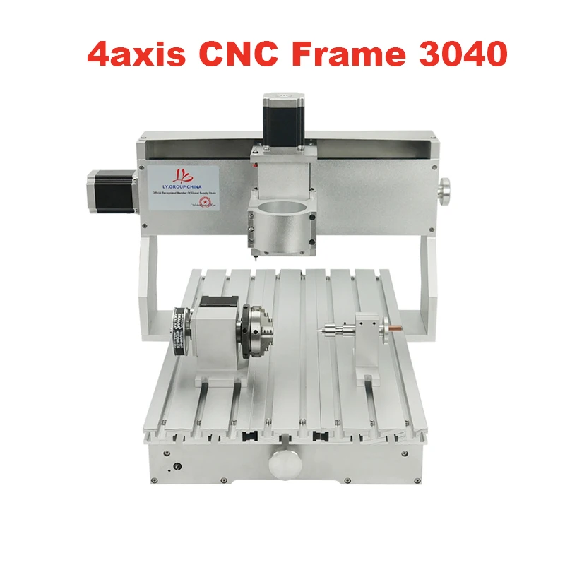 

Ball Screw 3 4 axis CNC Milling Machine Frame Kit Aluminum Lathe Table For CNC 3040 Spindle fixture 65mm