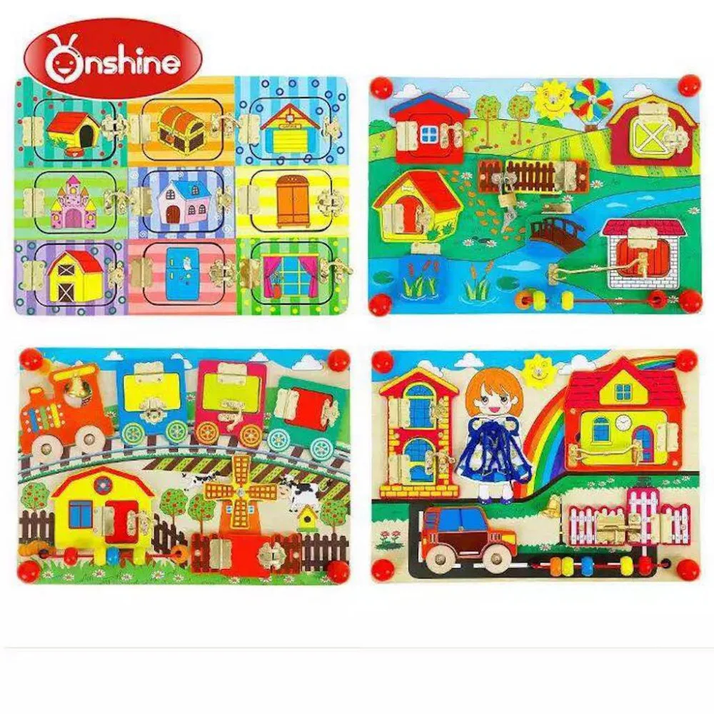 

Children's educational toys busyboard for kids learning Life Skills birthday gift for boys girls studying shipping from Russia