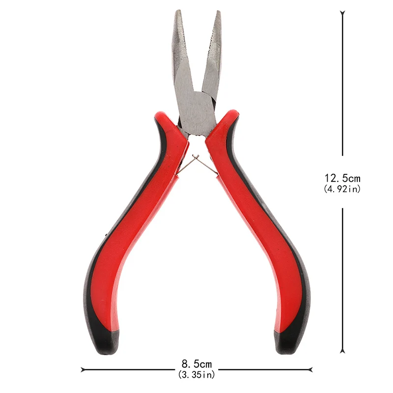 Изгиб Плоскогубцы DIY средство для наращивания волос плоскогубцы для микро колец/звеньев/бусин и для перьев, пучков нарощенных волос