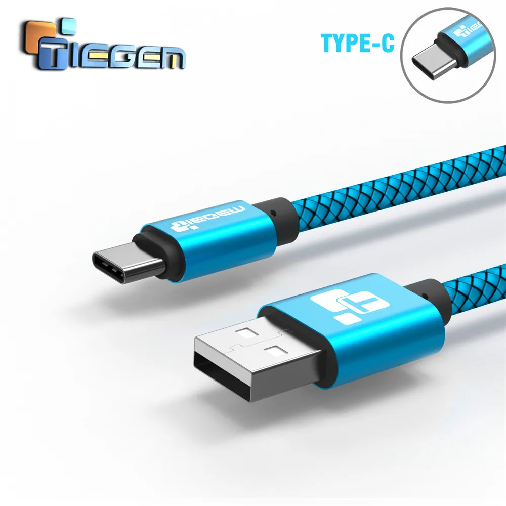 

TIEGEM USB Type C Cable for Samsung S10 S9 S8 Fast Charge Type-C Mobile Phone Charging Wire USB C Cable for Xiaomi mi9 Redmi