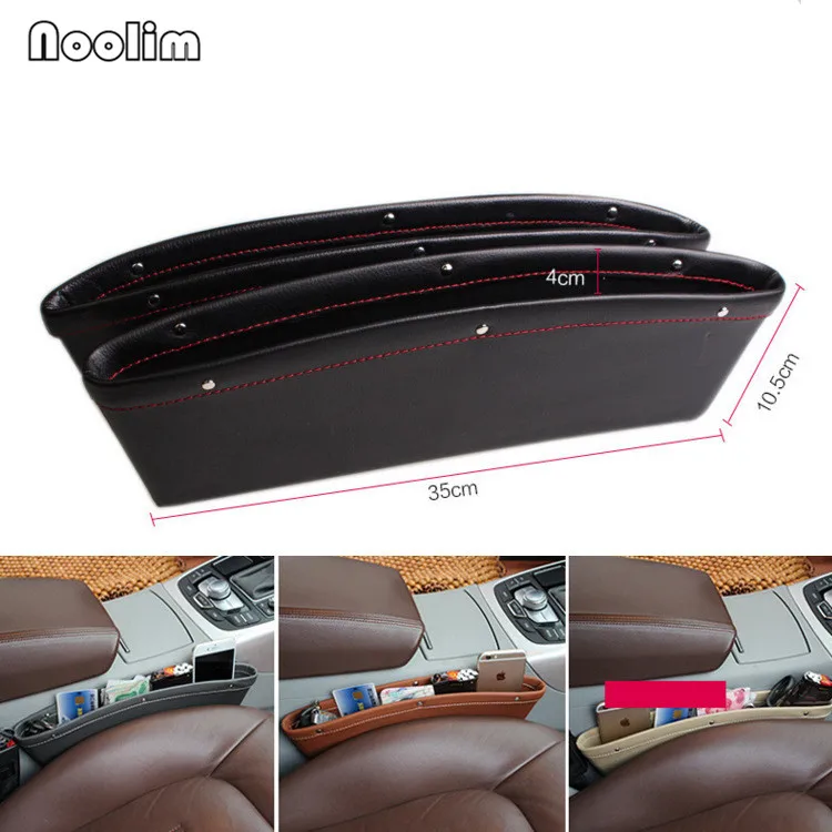 

NOOLIM Car Mini Waste Bin Pocket Money Phone Storage Mobile Container Box Multi-use Tools Organizer Storage Auto Car Storage