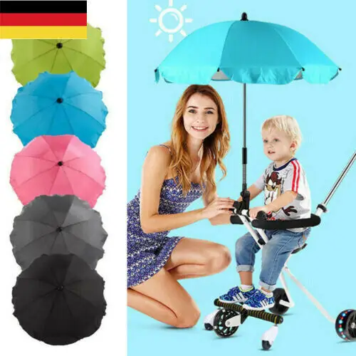 

Baby Sun Shade Anti-UV Umbrella Parasol Buggy Pushchair Pram Stroller Shade Covers Canopy Rain Brolly