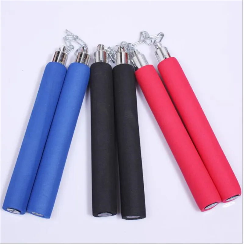 1 шт. Nunchakus пена для Тхэквондо Кунг фу нунчаки занятий боевыми искусствами черный
