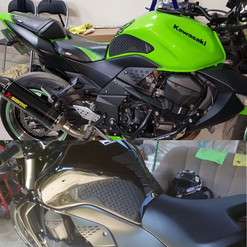 CK крупного рогатого скота король для Kawasaki Z1000 2007 2008 2009 мотоциклетные противоскользящие Танк Pad 3 м Сторона газа Колено сцепление тяговые колодки протектор