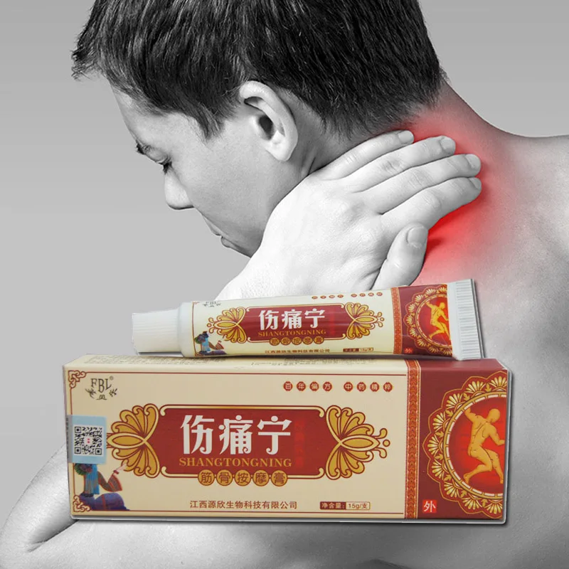 Shangtongning кости и мышцы массажный крем костей суставов Средства ухода за кожей шеи и талия дискомфорт быстро впитывают безопасный подготовки