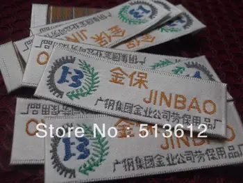 

woven label /satin woven label /needle edge satin woven label
