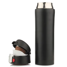 500 ML Viaje de Acero Inoxidable Termo Taza de Vacío Botella de Agua Taza de Té de Café Negro