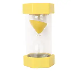 Горячие salesecurity Мода Песочные часы 10 минут Песок Таймер-желтый