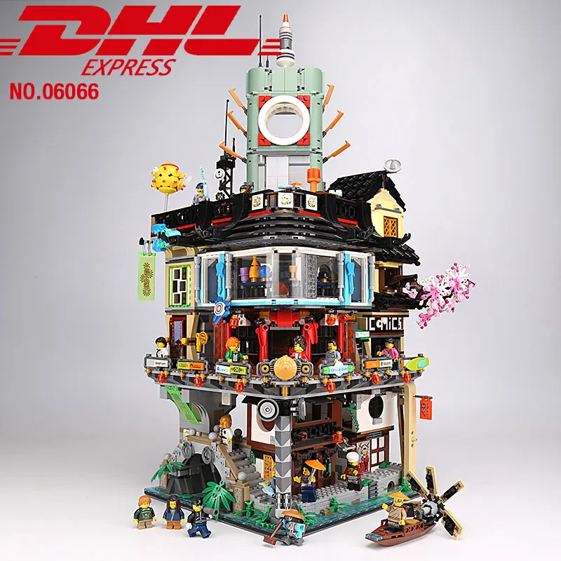 Ninja series The NINJA City Model Building Blocks set compatible with